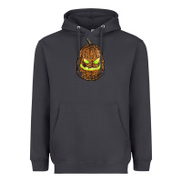 Smoke watercolor leopard pumpkin Heavyweight Hoodie - RanaPortraitStore