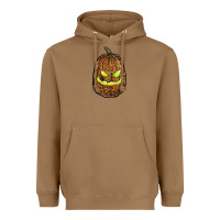 Toasted Coconut watercolor leopard pumpkin Heavyweight Hoodie - RanaPortraitStore