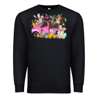 Black easter day farm animals truck Premium Sweatshirt - RacoonDesign