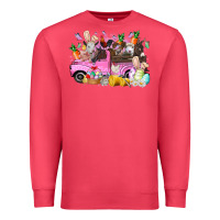 Cardinal easter day farm animals truck Premium Sweatshirt - RacoonDesign