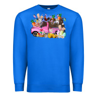 True Royal easter day farm animals truck Premium Sweatshirt - RacoonDesign