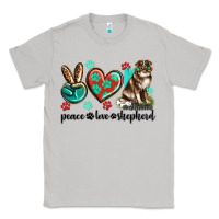 Moon Dust peace love australian shepherd Classic Tee - texasbilliewilder