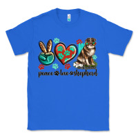 True Royal peace love australian shepherd Classic Tee - texasbilliewilder