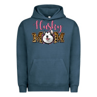 Pigment Midnight Navy Husky Mom Urban Hoodie - Jasminsmagicworld