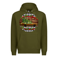 Army Green Christmas vacation car Christmas Premium Hoodie - Jasminsmagicworld