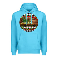 Ocean Blue Christmas vacation car Christmas Premium Hoodie - Jasminsmagicworld