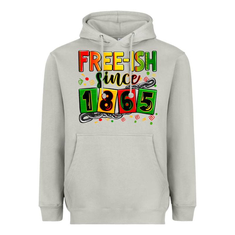 Free-ish Since 1865 Heavyweight Hoodie by Zillion Design Studio | Teevron