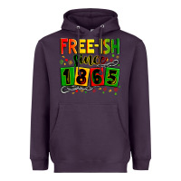 Plum Free-ish since 1865 Heavyweight Hoodie - Zillion Design Studio