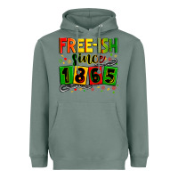 Sage Free-ish since 1865 Heavyweight Hoodie - Zillion Design Studio