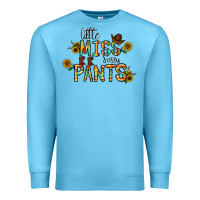 Ocean Blue little mıss sassy pants Premium Sweatshirt - CowhideDigitalArt