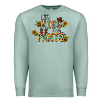 Seafoam little mıss sassy pants Premium Sweatshirt - CowhideDigitalArt