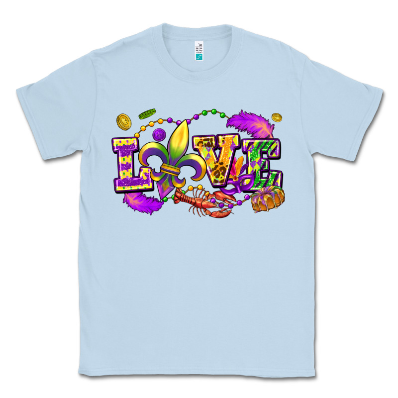 Love Mardi Gras Classic Tee by FaDigitalArtStudio | Teevron