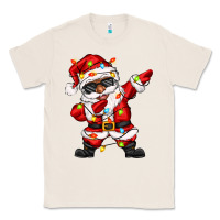 Natural afro dabbing santa Classic Tee - Zillion Design Studio