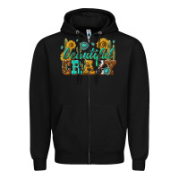 Black beautiful crazy Zipper Hoodie - texasbilliewilder