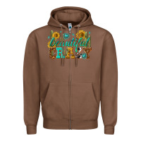 Chestnut beautiful crazy Zipper Hoodie - texasbilliewilder