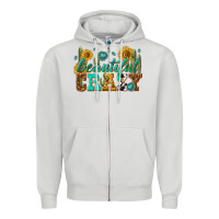 Dove Grey beautiful crazy Zipper Hoodie - texasbilliewilder