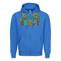True Royal beautiful crazy Zipper Hoodie - texasbilliewilder