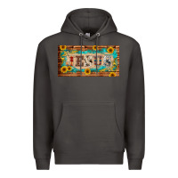 Smoke jesus western patterns license plate template Premium Hoodie - BarkalooDesign