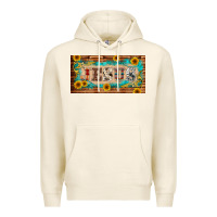 Tofu jesus western patterns license plate template Premium Hoodie - BarkalooDesign