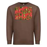 Chestnut watermelon leopard pattern background Premium Sweatshirt - HRA Design Shop