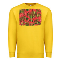 Lemon watermelon leopard pattern background Premium Sweatshirt - HRA Design Shop
