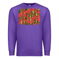 Purple watermelon leopard pattern background Premium Sweatshirt - HRA Design Shop