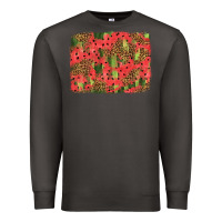 Smoke watermelon leopard pattern background Premium Sweatshirt - HRA Design Shop