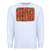 White watermelon leopard pattern background Premium Sweatshirt - HRA Design Shop