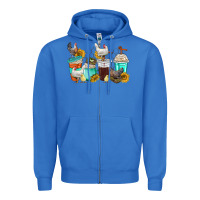 True Royal chicken coffee cups Zipper Hoodie - texasbilliewilder