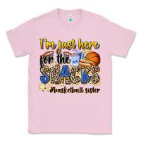 Bubblegum Pink im just here for the snacks basketball sister Classic Tee - Zillion Design Studio