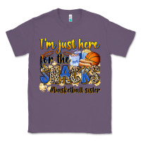 Im Just Here For The Snacks Basketball Sister Classic Tee | Teevron