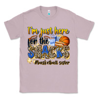 Lilac im just here for the snacks basketball sister Classic Tee - Zillion Design Studio