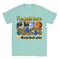 Seafoam im just here for the snacks basketball sister Classic Tee - Zillion Design Studio