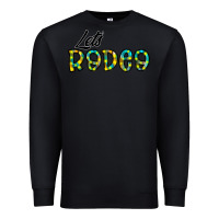 Black let's rodeo Premium Sweatshirt - CowhideDigitalArt