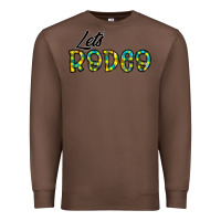 Chestnut let's rodeo Premium Sweatshirt - CowhideDigitalArt