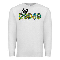 Oatmeal Heather let's rodeo Premium Sweatshirt - CowhideDigitalArt