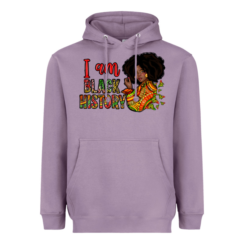 I Am Black History Heavyweight Hoodie by Zillion Design Studio | Teevron