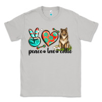 Moon Dust peace love collie Classic Tee - texasbilliewilder