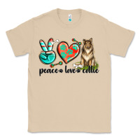 Mushroom peace love collie Classic Tee - texasbilliewilder
