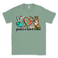 Sage peace love collie Classic Tee - texasbilliewilder