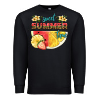 Black sweet summer time Premium Sweatshirt - HRA Design Shop