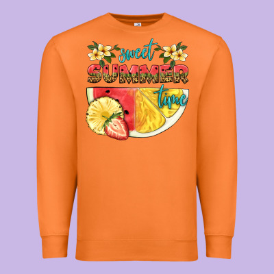 Sweet Summer Time Premium Sweatshirt Designed By Hra Design Shop