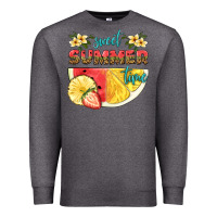 Charcoal Heather sweet summer time Premium Sweatshirt - HRA Design Shop