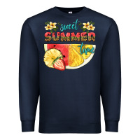 Navy sweet summer time Premium Sweatshirt - HRA Design Shop