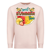 Pale Pink sweet summer time Premium Sweatshirt - HRA Design Shop