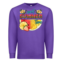Purple sweet summer time Premium Sweatshirt - HRA Design Shop