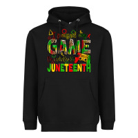 Black I paused my game to celebrate Juneteenth Heavyweight Hoodie - Zillion Design Studio
