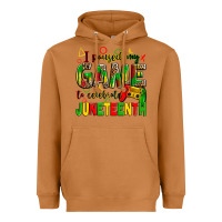 Meerkat I paused my game to celebrate Juneteenth Heavyweight Hoodie - Zillion Design Studio