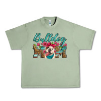 Oil Green english bulldog mom Urban Heavy Tee - Artiststas