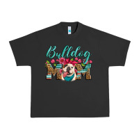 Pigment Black english bulldog mom Urban Heavy Tee - Artiststas